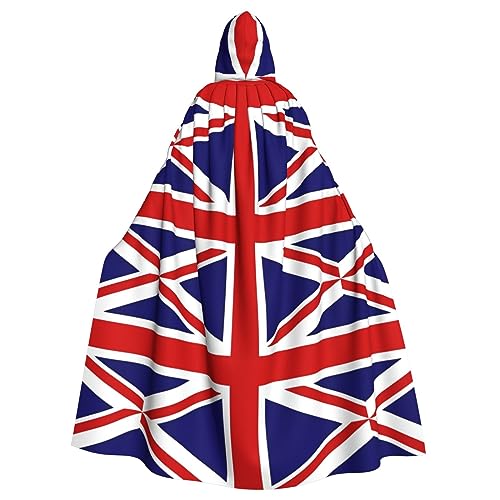 WZYGXMW Umhang mit Kapuze für Erwachsene, UK-Flagge, Halloween-Party, Rollenspiel, übergroßer Hut, Dekoration, Kostüm WZYGXMW Umhang mit Kapuze für Erwachsene, UK-Flagge, Halloween-Party, Rollenspiel, übergroßer Hut, Dekoration, Kostüm von WZYGXMW