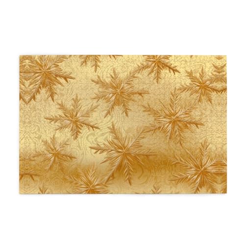 Holzpuzzle, 1000 Teile, WZYWHJ Gold, Seide, Weihnachtsmuster für Erwachsene und Kinder, perfekt für Familienspaß, Stressabbau Holzpuzzle, 1000 Teile, WZYWHJ Gold, Seide, Weihnachtsmuster für Erwachsene und Kinder, perfekt für Familienspaß, Stressabbau von WZYWHJ