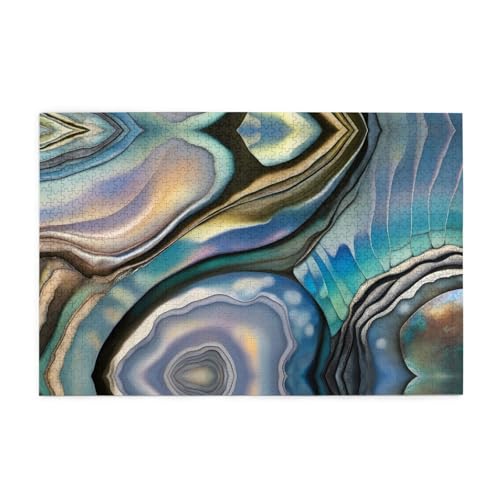 Holzpuzzle 1000 Teile WZYWHJ Abalone Perlmutt gedruckt für Erwachsene und Kinder, perfekt für Familienspaß, Stressabbau Holzpuzzle 1000 Teile WZYWHJ Abalone Perlmutt gedruckt für Erwachsene und Kinder, perfekt für Familienspaß, Stressabbau von WZYWHJ