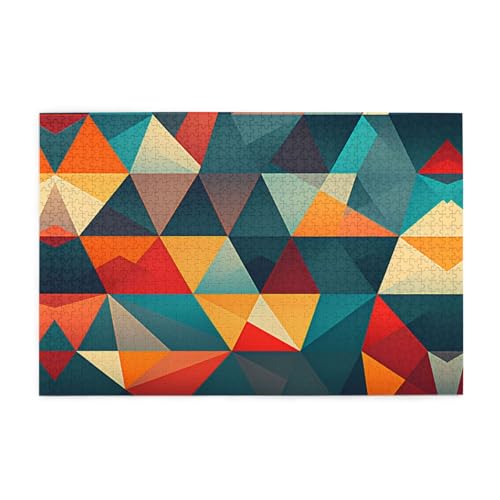 Holzpuzzle 1000 Teile WZYWHJ Abstraktes geometrisches Muster Muster für Erwachsene und Kinder, perfekt für Familienspaß, Stressabbau Holzpuzzle 1000 Teile WZYWHJ Abstraktes geometrisches Muster Muster für Erwachsene und Kinder, perfekt für Familienspaß, Stressabbau von WZYWHJ