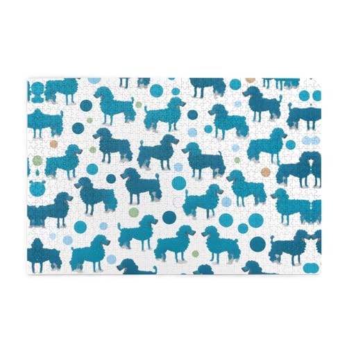 Holzpuzzle 1000 Teile WZYWHJ Blauer Pudel Tupfen Gedruckt für Erwachsene und Kinder, Perfekt für Familienspaß, Stressabbau Holzpuzzle 1000 Teile WZYWHJ Blauer Pudel Tupfen Gedruckt für Erwachsene und Kinder, Perfekt für Familienspaß, Stressabbau von WZYWHJ