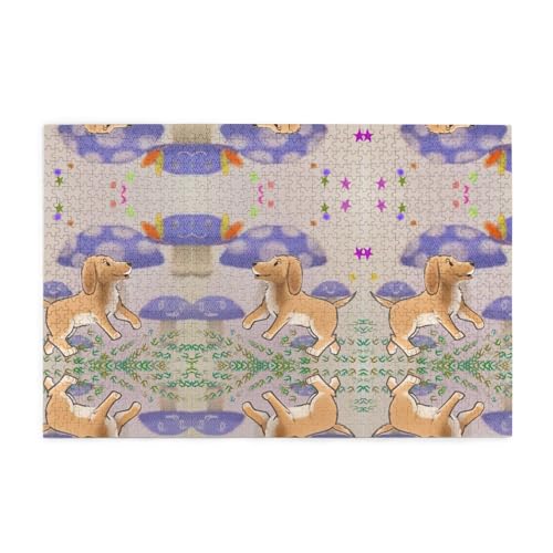 Holzpuzzle 1000 Teile WZYWHJ Cartoon Pilz mit Hundemuster für Erwachsene und Kinder, perfekt für Familienspaß, Stressabbau Holzpuzzle 1000 Teile WZYWHJ Cartoon Pilz mit Hundemuster für Erwachsene und Kinder, perfekt für Familienspaß, Stressabbau von WZYWHJ