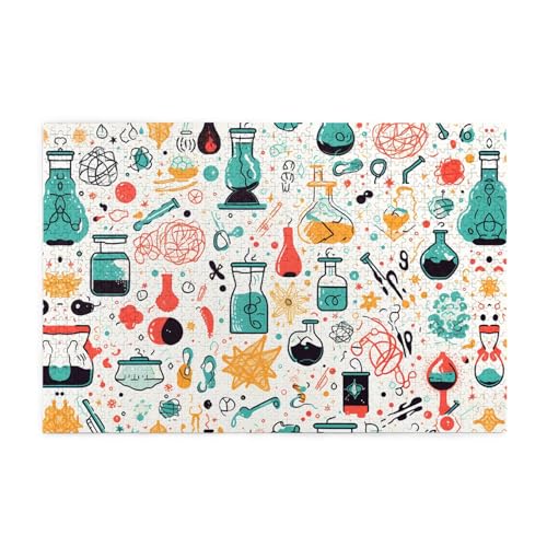 Holzpuzzle 1000 Teile WZYWHJ Chemie Druckmuster für Erwachsene und Kinder, perfekt für Familienspaß, Stressabbau Holzpuzzle 1000 Teile WZYWHJ Chemie Druckmuster für Erwachsene und Kinder, perfekt für Familienspaß, Stressabbau von WZYWHJ