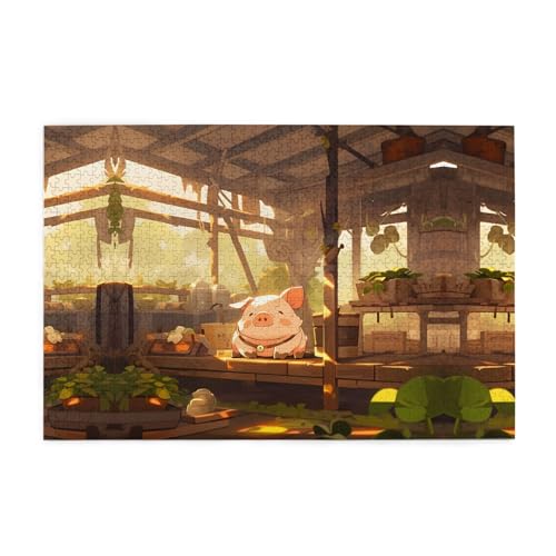 Holzpuzzle 1000 Teile WZYWHJ Das Schwein schläft | Gedruckt für Erwachsene und Kinder, perfekt für Familienspaß, Stressabbau Holzpuzzle 1000 Teile WZYWHJ Das Schwein schläft | Gedruckt für Erwachsene und Kinder, perfekt für Familienspaß, Stressabbau von WZYWHJ