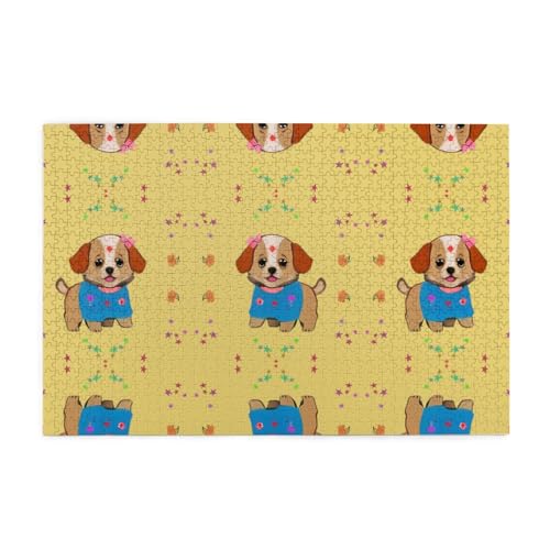 Holzpuzzle 1000 Teile WZYWHJ Entzückendes Cartoon-Hundemuster für Erwachsene und Kinder, perfekt für Familienspaß, Stressabbau Holzpuzzle 1000 Teile WZYWHJ Entzückendes Cartoon-Hundemuster für Erwachsene und Kinder, perfekt für Familienspaß, Stressabbau von WZYWHJ