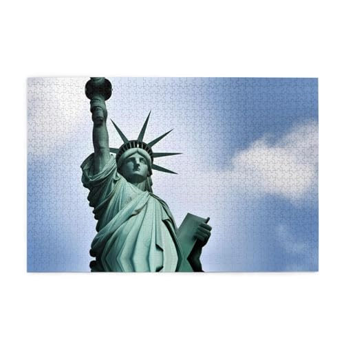Holzpuzzle 1000 Teile WZYWHJ Freiheitsstatue in NYC gedruckt für Erwachsene und Kinder, perfekt für Familienspaß, Stressabbau Holzpuzzle 1000 Teile WZYWHJ Freiheitsstatue in NYC gedruckt für Erwachsene und Kinder, perfekt für Familienspaß, Stressabbau von WZYWHJ