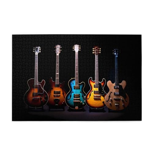 Holzpuzzle 1000 Teile WZYWHJ Gitarre Bass Musik Musikinstrumente Muster für Erwachsene und Kinder, perfekt für Familienspaß, Stressabbau Holzpuzzle 1000 Teile WZYWHJ Gitarre Bass Musik Musikinstrumente Muster für Erwachsene und Kinder, perfekt für Familienspaß, Stressabbau von WZYWHJ