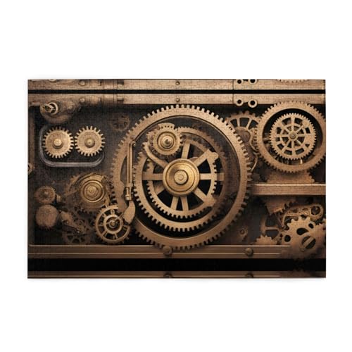 Holzpuzzle 1000 Teile WZYWHJ Gold, mechanisches Getriebemuster für Erwachsene und Kinder, perfekt für Familienspaß, Stressabbau Holzpuzzle 1000 Teile WZYWHJ Gold, mechanisches Getriebemuster für Erwachsene und Kinder, perfekt für Familienspaß, Stressabbau von WZYWHJ