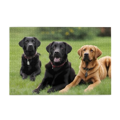Holzpuzzle 1000 Teile WZYWHJ Labrador Retriever Hunde gedruckt für Erwachsene und Kinder, perfekt für Familienspaß, Stressabbau Holzpuzzle 1000 Teile WZYWHJ Labrador Retriever Hunde gedruckt für Erwachsene und Kinder, perfekt für Familienspaß, Stressabbau von WZYWHJ