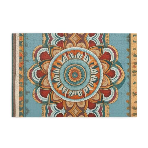 Holzpuzzle 1000 Teile WZYWHJ Mandala Muster Muster für Erwachsene und Kinder, perfekt für Familienspaß, Stressabbau Holzpuzzle 1000 Teile WZYWHJ Mandala Muster Muster für Erwachsene und Kinder, perfekt für Familienspaß, Stressabbau von WZYWHJ