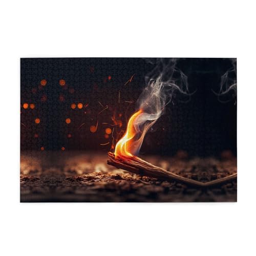 Holzpuzzle 1000 Teile WZYWHJ Match, gedruckt für Erwachsene und Kinder, perfekt für Familienspaß, Stressabbau von WZYWHJ