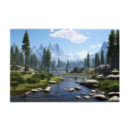 Holzpuzzle 1000 Teile WZYWHJ Nationalpark Muster für Erwachsene und Kinder, perfekt für Familienspaß, Stressabbau Holzpuzzle 1000 Teile WZYWHJ Nationalpark Muster für Erwachsene und Kinder, perfekt für Familienspaß, Stressabbau von WZYWHJ