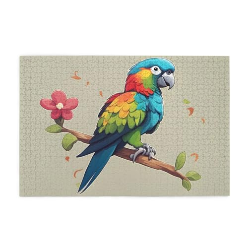 Holzpuzzle 1000 Teile WZYWHJ Niedliches Nymphensittich-Muster für Erwachsene und Kinder, perfekt für Familienspaß, Stressabbau Holzpuzzle 1000 Teile WZYWHJ Niedliches Nymphensittich-Muster für Erwachsene und Kinder, perfekt für Familienspaß, Stressabbau von WZYWHJ