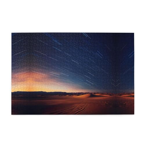 Holzpuzzle 1000 Teile WZYWHJ Oasis gedruckt für Erwachsene und Kinder, perfekt für Familienspaß, Stressabbau von WZYWHJ