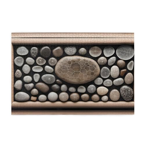Holzpuzzle 1000 Teile WZYWHJ Petoskey Steinmuster für Erwachsene und Kinder, perfekt für Familienspaß, Stressabbau Holzpuzzle 1000 Teile WZYWHJ Petoskey Steinmuster für Erwachsene und Kinder, perfekt für Familienspaß, Stressabbau von WZYWHJ