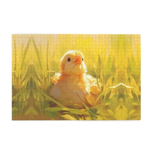 Holzpuzzle 1000 Teile WZYWHJ Pullet gedruckt für Erwachsene und Kinder, perfekt für Familienspaß, Stressabbau von WZYWHJ