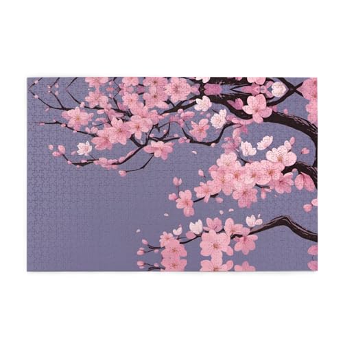 Holzpuzzle 1000 Teile WZYWHJ Sakura in voller Blüte gedruckt für Erwachsene und Kinder, perfekt für Familienspaß, Stressabbau Holzpuzzle 1000 Teile WZYWHJ Sakura in voller Blüte gedruckt für Erwachsene und Kinder, perfekt für Familienspaß, Stressabbau von WZYWHJ