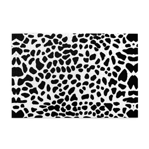 Holzpuzzle 1000 Teile WZYWHJ Schwarz Leopardenmuster Muster für Erwachsene und Kinder, perfekt für Familienspaß, Stressabbau Holzpuzzle 1000 Teile WZYWHJ Schwarz Leopardenmuster Muster für Erwachsene und Kinder, perfekt für Familienspaß, Stressabbau von WZYWHJ