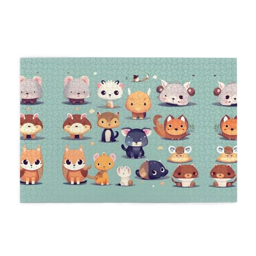 Holzpuzzle 1000 Teile WZYWHJ niedliche kleine Tiere gedruckt für Erwachsene und Kinder, perfekt für Familienspaß, Stressabbau Holzpuzzle 1000 Teile WZYWHJ niedliche kleine Tiere gedruckt für Erwachsene und Kinder, perfekt für Familienspaß, Stressabbau von WZYWHJ