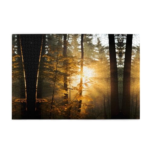 Holzpuzzle 1000 Teile WZYWHJ nur bedruckt für Erwachsene und Kinder, perfekt für Familienspaß, Stressabbau von WZYWHJ
