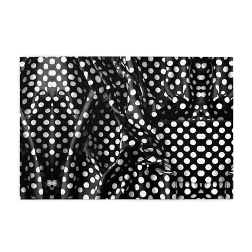 Holzpuzzle 1000 Teile WZYWHJ schwarz und weiß gewellte Punkte gedruckt für Erwachsene und Kinder, perfekt für Familienspaß, Stressabbau Holzpuzzle 1000 Teile WZYWHJ schwarz und weiß gewellte Punkte gedruckt für Erwachsene und Kinder, perfekt für Familienspaß, Stressabbau von WZYWHJ