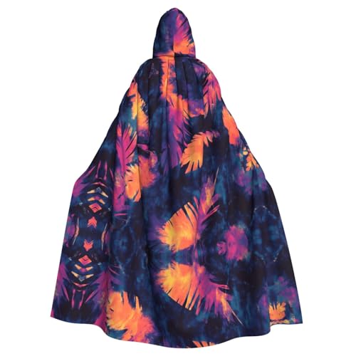 WZYWHJ Batik-Poncho mit Kapuze, für Damen und Herren, Halloween-Party WZYWHJ Batik-Poncho mit Kapuze, für Damen und Herren, Halloween-Party von WZYWHJ