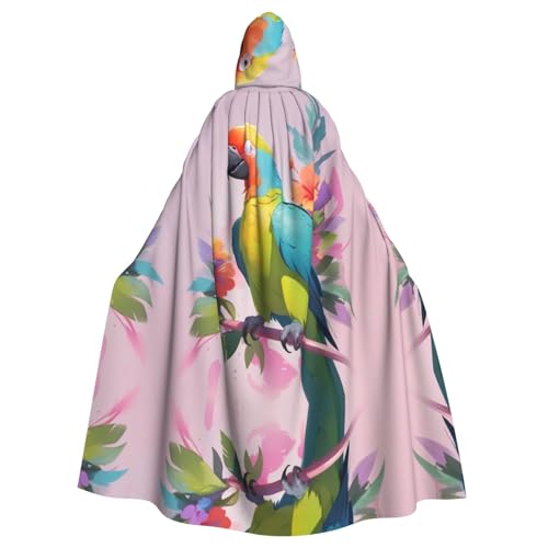 WZYWHJ Circuit Parrot Prints Aldult Cosplay Poncho Kapuzenumhang für Damen und Herren Halloween Party WZYWHJ Circuit Parrot Prints Aldult Cosplay Poncho Kapuzenumhang für Damen und Herren Halloween Party von WZYWHJ