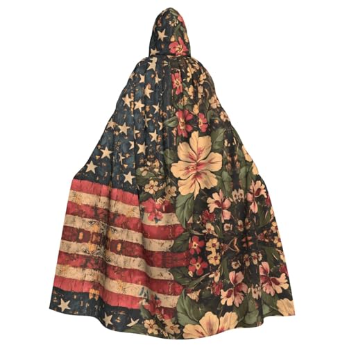 WZYWHJ Cosplay-Poncho im Retro-Stil, mit Kapuze, Umhang für Damen und Herren, Halloween-Party von WZYWHJ