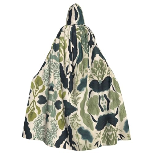WZYWHJ Cosplay-Poncho mit Algenmuster, für Damen und Herren, Halloween-Party WZYWHJ Cosplay-Poncho mit Algenmuster, für Damen und Herren, Halloween-Party von WZYWHJ