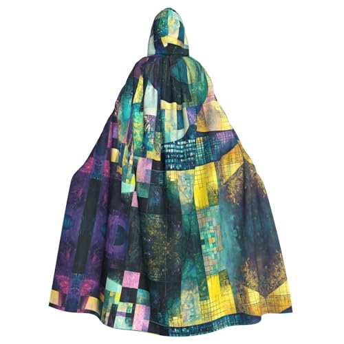 WZYWHJ Cosplay-Poncho mit Aquarell-Rasterbild, hochwertig, für Damen und Herren, Halloween WZYWHJ Cosplay-Poncho mit Aquarell-Rasterbild, hochwertig, für Damen und Herren, Halloween von WZYWHJ