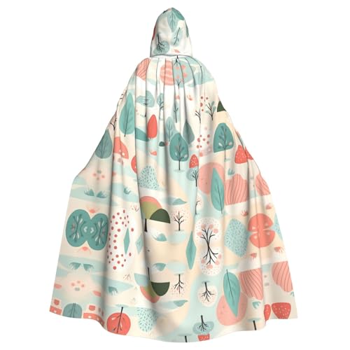 WZYWHJ Cosplay-Poncho mit Cartoon-Baum-Druck, für Damen und Herren, Halloween-Party WZYWHJ Cosplay-Poncho mit Cartoon-Baum-Druck, für Damen und Herren, Halloween-Party von WZYWHJ