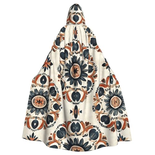 WZYWHJ Cosplay-Poncho mit Datura-Blumenmuster, für Damen und Herren, Halloween-Party WZYWHJ Cosplay-Poncho mit Datura-Blumenmuster, für Damen und Herren, Halloween-Party von WZYWHJ