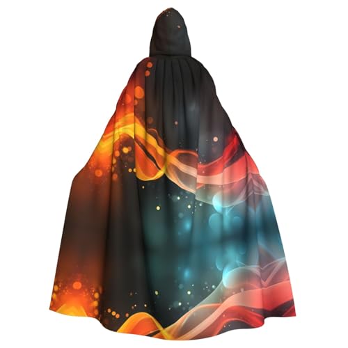 WZYWHJ Cosplay-Poncho mit Energieflussmuster, für Damen und Herren, Halloween-Party von WZYWHJ