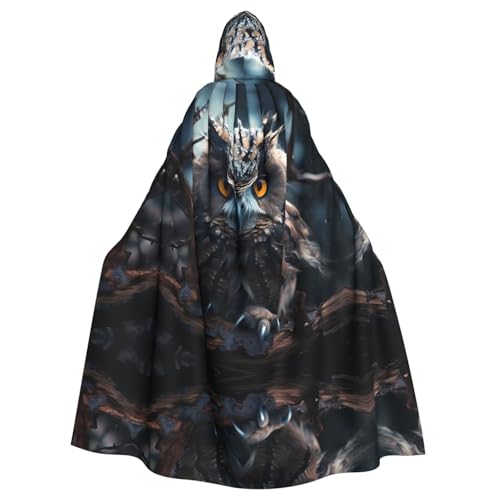 WZYWHJ Cosplay-Poncho mit Eulenmotiv, für Damen und Herren, Halloween-Party WZYWHJ Cosplay-Poncho mit Eulenmotiv, für Damen und Herren, Halloween-Party von WZYWHJ