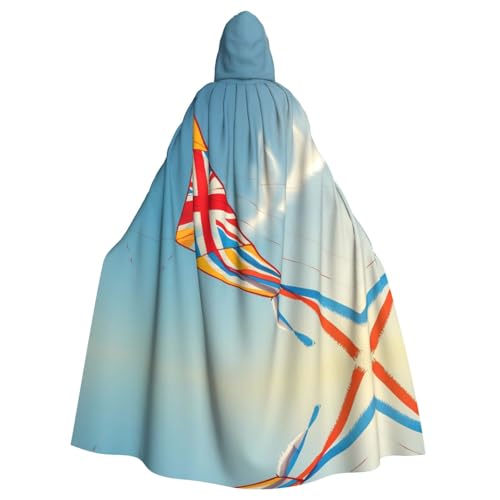 WZYWHJ Cosplay-Poncho mit Flaggenmuster, für Damen und Herren, Halloween-Party WZYWHJ Cosplay-Poncho mit Flaggenmuster, für Damen und Herren, Halloween-Party von WZYWHJ