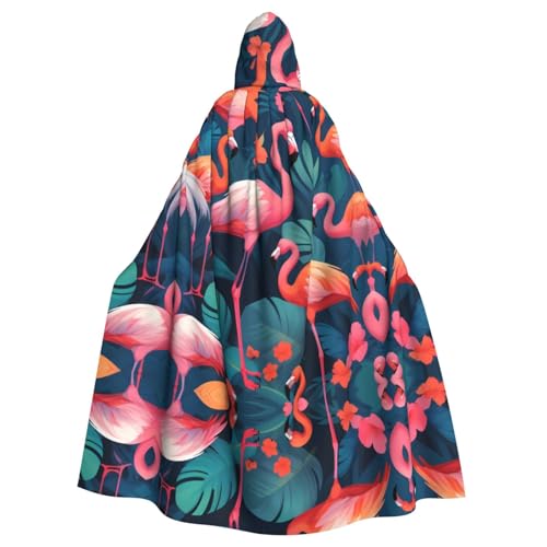 WZYWHJ Cosplay-Poncho mit Flamingo-Druck, Aldult Qualität, für Damen und Herren, Halloween WZYWHJ Cosplay-Poncho mit Flamingo-Druck, Aldult Qualität, für Damen und Herren, Halloween von WZYWHJ