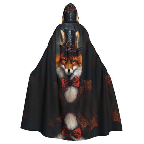 WZYWHJ Cosplay-Poncho mit Frettchen in Zylinderhut mit Kapuze, für Damen und Herren, Halloween-Party WZYWHJ Cosplay-Poncho mit Frettchen in Zylinderhut mit Kapuze, für Damen und Herren, Halloween-Party von WZYWHJ