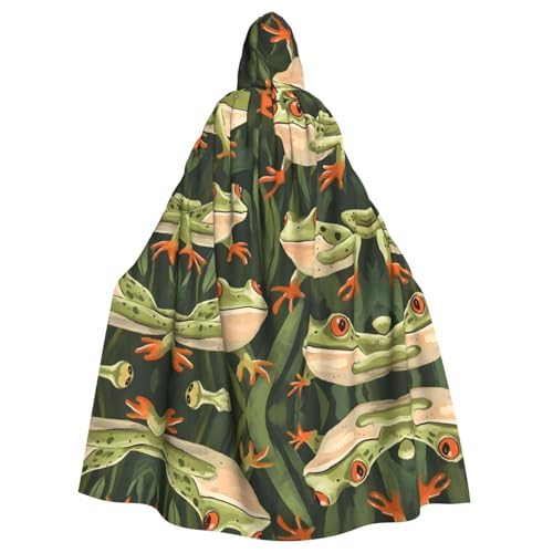 WZYWHJ Cosplay-Poncho mit Froschmotiv, für Damen und Herren, Halloween WZYWHJ Cosplay-Poncho mit Froschmotiv, für Damen und Herren, Halloween von WZYWHJ