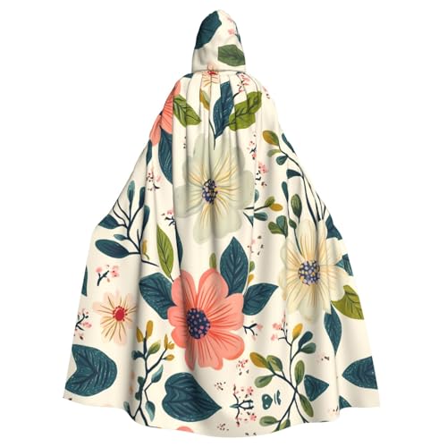 WZYWHJ Cosplay-Poncho mit Gänseblümchen-Motiv, für Damen und Herren, Halloween-Party von WZYWHJ