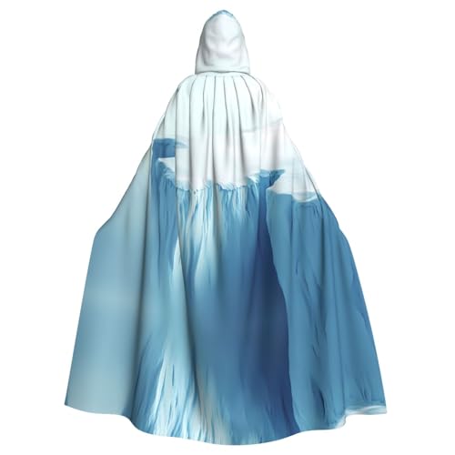 WZYWHJ Cosplay-Poncho mit Gletscherklippenmuster, Aldult Qualität, für Damen und Herren, Halloween von WZYWHJ