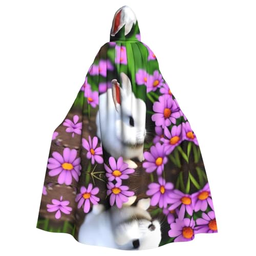 WZYWHJ Cosplay-Poncho mit Hasen-Motiv, für Damen und Herren, Halloween-Party WZYWHJ Cosplay-Poncho mit Hasen-Motiv, für Damen und Herren, Halloween-Party von WZYWHJ