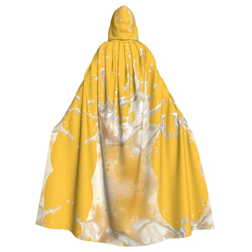 WZYWHJ Cosplay-Poncho mit Käse-Streusel-Muster, hochwertig, für Damen und Herren, Halloween von WZYWHJ