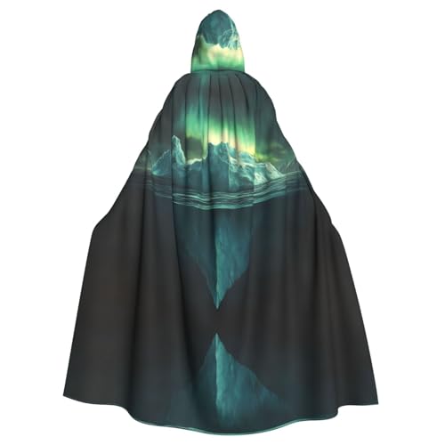 WZYWHJ Cosplay-Poncho mit Kapuze, Motiv: Eisberg unter dem Eisberg, Aldult Qualität, für Damen und Herren von WZYWHJ