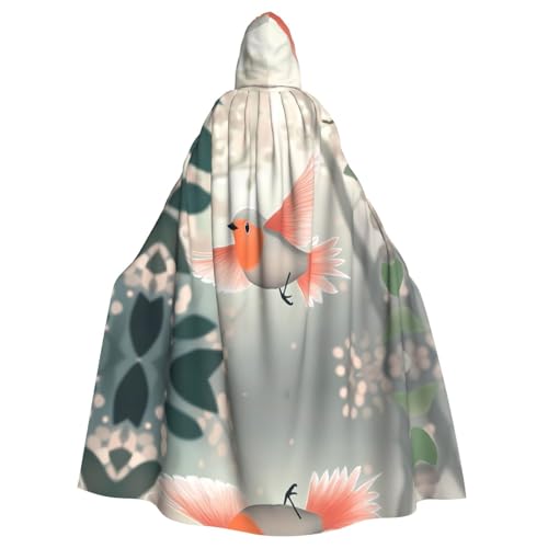 WZYWHJ Cosplay Poncho mit Kapuze, Motiv: Happy Birds, fliegendes Bild, Aldult Qualität, für Damen und Herren WZYWHJ Cosplay Poncho mit Kapuze, Motiv: Happy Birds, fliegendes Bild, Aldult Qualität, für Damen und Herren von WZYWHJ