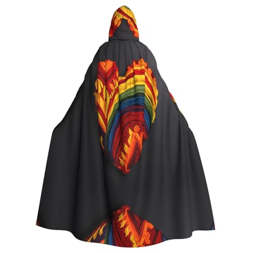 WZYWHJ Cosplay Poncho mit Kapuze, Motiv: Liebesflagge, Aldult Qualität, für Damen und Herren, Halloween WZYWHJ Cosplay Poncho mit Kapuze, Motiv: Liebesflagge, Aldult Qualität, für Damen und Herren, Halloween von WZYWHJ