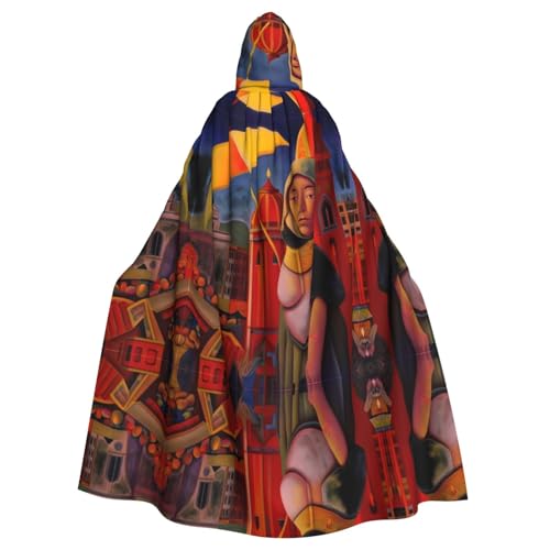WZYWHJ Cosplay Poncho mit Kapuze, Motiv: Stadtlandschaft, Aldult, für Damen und Herren, Halloween-Party WZYWHJ Cosplay Poncho mit Kapuze, Motiv: Stadtlandschaft, Aldult, für Damen und Herren, Halloween-Party von WZYWHJ