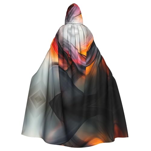 WZYWHJ Cosplay Poncho mit Kapuze, für Damen und Herren, Halloween-Party von WZYWHJ