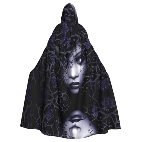 WZYWHJ Cosplay-Poncho mit Kapuze, für Damen und Herren, Violett / Schwarz WZYWHJ Cosplay-Poncho mit Kapuze, für Damen und Herren, Violett / Schwarz von WZYWHJ