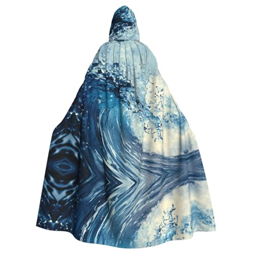 WZYWHJ Cosplay-Poncho mit Kapuze, raues Wellenbild, Aldult Qualität, für Damen und Herren, Halloween WZYWHJ Cosplay-Poncho mit Kapuze, raues Wellenbild, Aldult Qualität, für Damen und Herren, Halloween von WZYWHJ