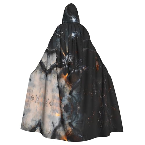 WZYWHJ Cosplay-Poncho mit Kapuze für Damen und Herren, Schwarz WZYWHJ Cosplay-Poncho mit Kapuze für Damen und Herren, Schwarz von WZYWHJ